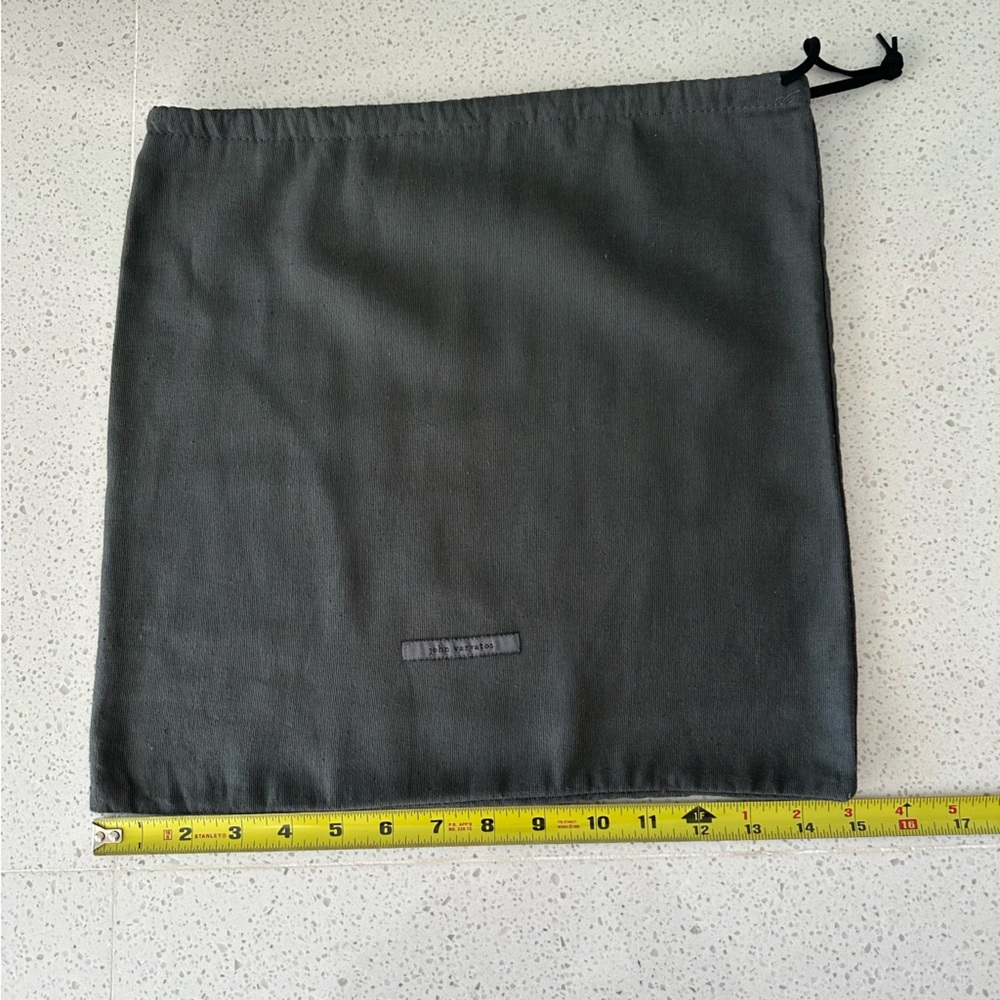 John Varvatos Gray Drawstring Storage Bag